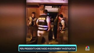 Peru president's home raided in luxury watch investigation.