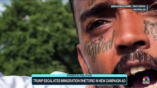 Trump ramps up immigration rhetoric in new campaign ad.