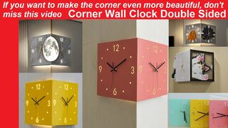 Corner wall Clock