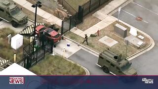 Man arrested after trying to ram car into FBI gate in Atlanta.