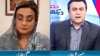 Mansoor Ali ka dabang sawal Uzma Bukhari se...