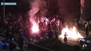 Anti-government protests erupt across Jerusalem.