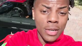 Ronaldo reacting to speed new car