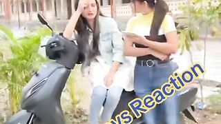 Girl and boy paper ki video.
