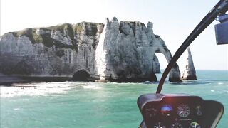 Enjoy a stress-relieving helicopter ride with a breathtaking view of the shore