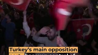 Turkish opposition wins major cities in local elections.