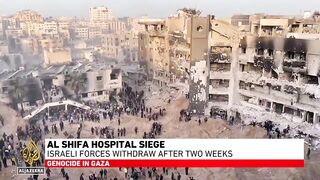 ‘No life here’_ Israel’s army withdraws from Gaza’s al-Shifa Hospital.