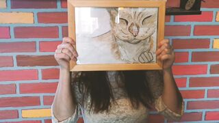 Painting cat