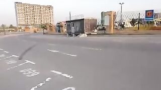 A road going ll trip