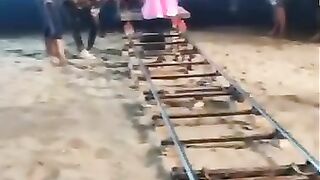 Movie star scene acting