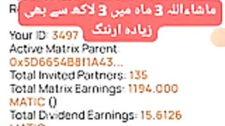 Earning with maticfortune