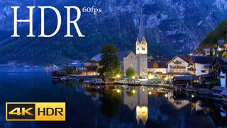 Hallstatt, Austria 4K HDR 60fps Dolby Vision __ hallstatt beautiful places 4K VIDEO