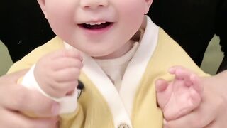 cute baby dancing.