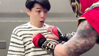 Fight with Pro Wrestler