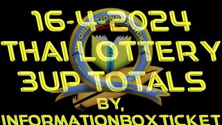 16-4-2024 THAILAND LOTTERY 3UP TOTALS.