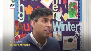 UK PM Sunak expresses shock at deaths of World Central Kitchen aid workers in Gaza.