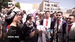 Iraqi Christians celebrate Akitu feast, the Assyrian New Year in Dohuk.