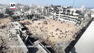 Israel's withdrawal from Gaza's Shifa Hospital leaves vast swath of destruction.