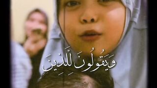 Beautiful recitation Little doll ???? Mashaa Allah