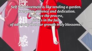 Self-improvement is like tending a garden.