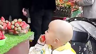 Ate it 1st dad got