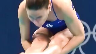 Beautiful Moments In Women's Diving #shorts.