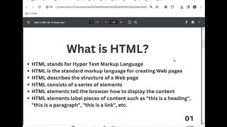 HTML Courses for Beginner
