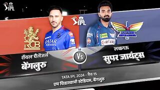 IPL match no 15 LSG vs RCB