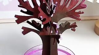 Growing crystal trees