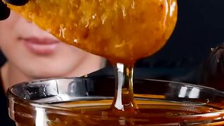 Asmr mukbang hash browns honey