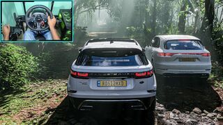 Range Rover Velar & Porsche Cayenne Turbo Forza Horizon 5 Realistic Driving | Logitech G29 Gameplay