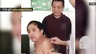 Chinese man scared of his first ever funny video