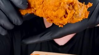 Jollibee Spicy Chicken | Asmr Mukbang Eating Vidoe