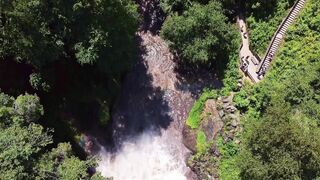 Water falls