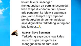 Apakah air PAM/PDAM bisa digunakan langsung untuk budidaya ikan lele❓