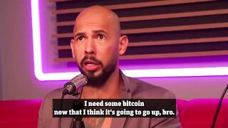 Andrew Tate Crypto trading Prediction bull run and halving...