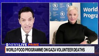 World Food Programme to continue Gaza food deliveries despite attack on aid workers.
