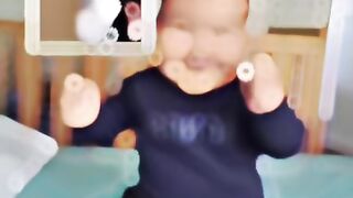 Cute baby acting on Nadeem sarwar