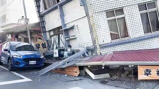 A powerful earthquake occurred today in Taiwan