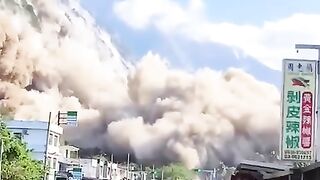 7.6 points, such a power of the earthquake that happened in Taiwan today