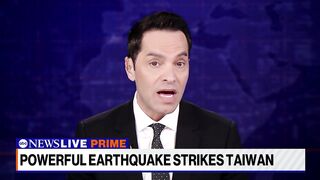 Powerful earthquake hits Taiwan.