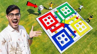 100000 Biggest Ludo Challenge Ever | We have made the biggest laddoos. A real life ludo