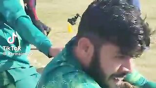 Pakistan cricket team tug-of -war competition