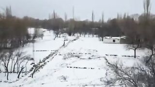 برف باری شروع ہوئی گلگت بلتستان میں