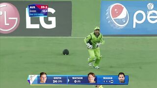 Wahab Riaz vs Shane Watson epic battle