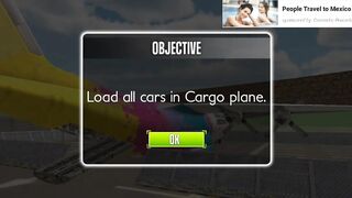 Double Flatbed Trailer Truck vsSpeedbumps