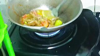 Cook anchovies in sauce