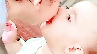 sweet babe and baby