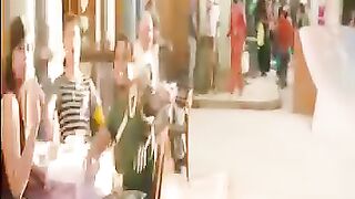 The girl teaches him a lesson