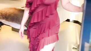 Beautiful girl dancing with love